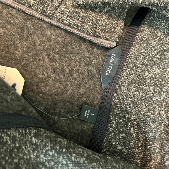 New Nautica Quarter Zip Pullover, Men’s L - Picture 4 of 6